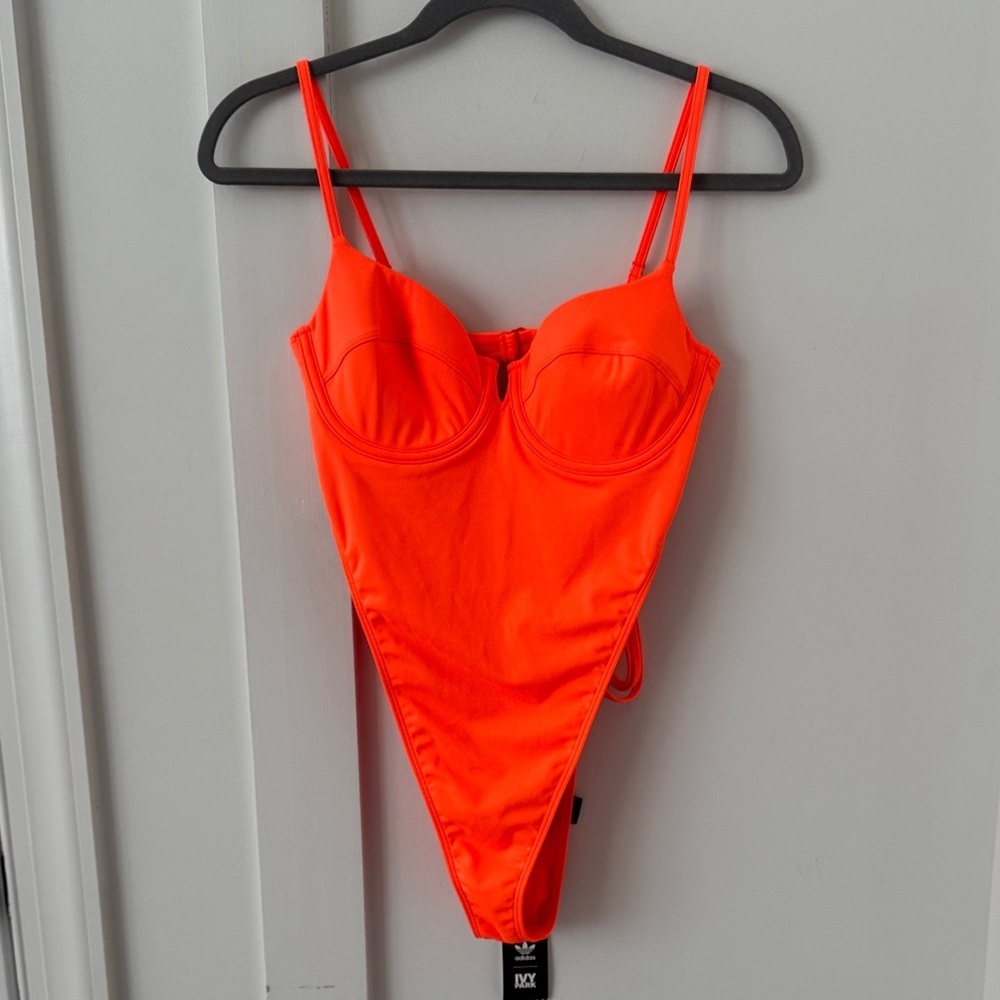 NWT ADIDAS X IVY PARK High Cut One-piece Swimsuit Size S - Picture 2 of 10